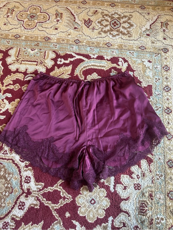 Abercrombie & Fitch Other - Abercrombie & Fitch Plum Lace-Trim Sleep Shorts